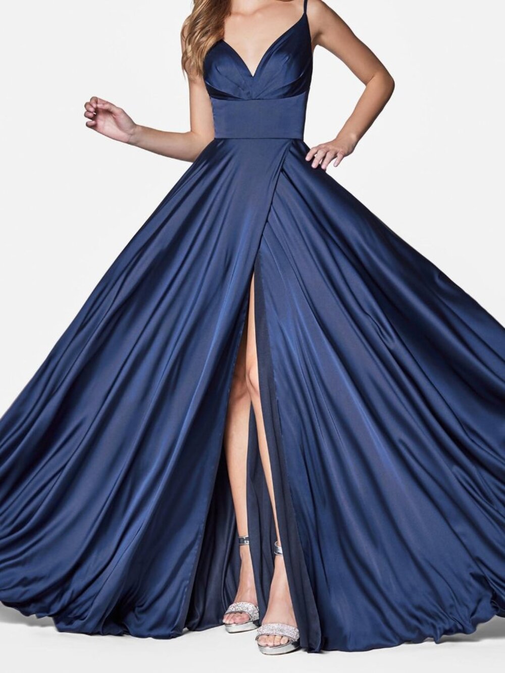 Cinderella Divine 7472 Dress - Navy - Size 14